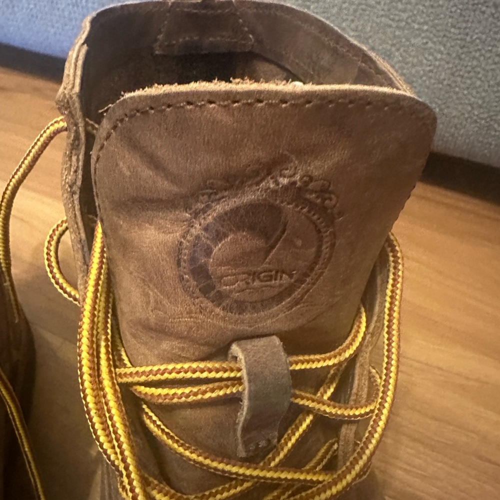 Origin Brown Leather Men's Boots Sz 11 - Picture 4 of 7